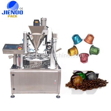 Máquina de llenado y sellado de nespresso de pequeña escala - cafetera cápsula automática